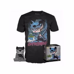 Figurine Funko POP & T-shirt DC Jim Lee Catwoman