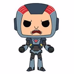 FUNKO Pop Animation: Rick &amp; Morty S6: Morty In Mech Suit, Figurine à collectionner, Film et série TV, 110 g