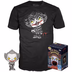 Figurine Funko POP & T-shirt IT 2 Pennywise Exclusive M