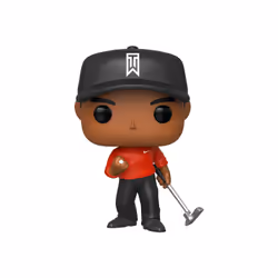 FUNKO Pop Golf: Tiger Woods (Red Shirt), Pop Golf, PVC, 0,25 an(s), 1 pièce(s), CE, Ne convient pas aux enfants de moins de 3 ...
