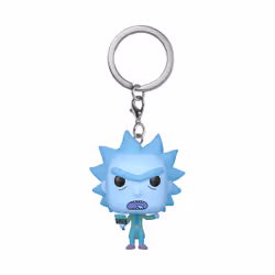 FUNKO Pop Keychain: Rick &amp; Morty - Hologram Rick Clone, Rick and Morty, PVC, 0,25 an(s), 1 pièce(s), CE, Ne convient pas  ...