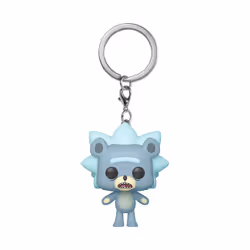 FUNKO Pop Keychain: Rick & Morty - Teddy Rick, Rick and Morty, PVC, 0,25 an(s), 1 pièce(s), CE, Ne convient pas aux enfan ...