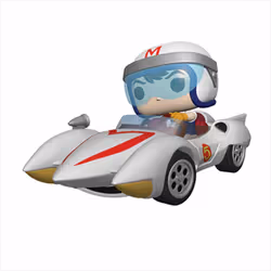FUNKO Pop Ride: Speed Racer - Speed W/Mach 5, Speed Racer, PVC, 0,25 an(s), 1 pièce(s), CE, Ne convient pas aux enfants de mo ...