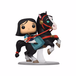 FUNKO Pop Rides: Mulan - Mulan On Khan, Disney, PVC, 0,25 an(s), 1 pièce(s), CE, Ne convient pas aux enfants de moins de 3 an ...