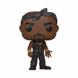 FUNKO Pop Rocks: Tupac - Vest W/Bandana, PVC, 0,25 an(s), 1 pièce(s), CE, Ne convient pas aux enfants de moins de 3 ans, 90 m ...