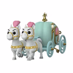 FUNKO Pop Rides: Cinderella - Cinderella'S Carriage, Disney, PVC, 0,25 an(s), 1 pièce(s), CE, Ne convient pas aux enfants de ...