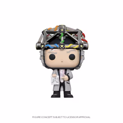 FUNKO Pop Movie: Bttf- Doc W/Helmet, Universal Studios, PVC, 0,25 an(s), 1 pièce(s), CE, Ne convient pas aux enfants de moins ...