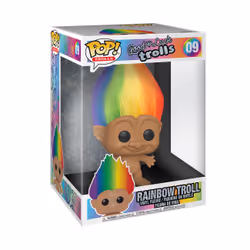 FUNKO Pop Trolls: Trolls Classic- 10" Troll Multicolored Hair W/Chase