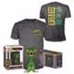 Figurine Funko Pop! - Jurassic Park - Clever Raptor - T-shirt inclus - Taille XL - Noir