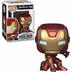 FUNKO Pop Marvel: Avengers Game - Iron Man (Stark Tech Suit), Figurine à collectionner, Bandes dessinées