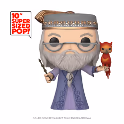 FUNKO Pop Hp: Harry Potter- 10" Dumbledore W/Fawkes
