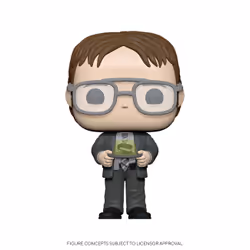 FUNKO Pop Tv: The Office S2- Dwight W/Gelatin Stapler, Universal Studios, PVC, 0,25 an(s), 1 pièce(s), CE, Ne convient pas au ...