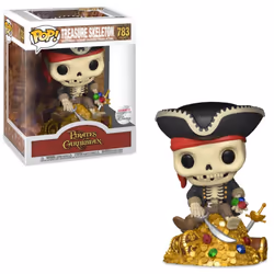 Figurine Funko Pop Deluxe Pirates of The Caribbean Treasure Skeleton Exclusive