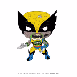 FUNKO Pop Marvel: Marvel Zombies- Wolverine, Marvel, PVC, 0,25 an(s), 1 pièce(s), CE, Ne convient pas aux enfants de moins de ...