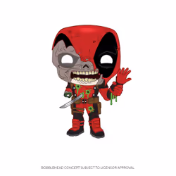 FUNKO Pop Marvel: Marvel Zombies- Deadpool, Marvel, PVC, 0,25 an(s), 1 pièce(s), CE, Ne convient pas aux enfants de moins de ...