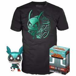 Figurine Funko POP & T-shirt My Hero Academia Deku with Helmet