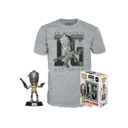 Figurine Funko POP & T-shirt Star Wars IG-11 With The Child Exclusive
