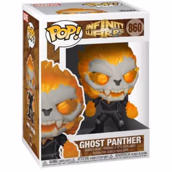 Figurine Funko Pop Marvel Infinity Warps Ghost Panther