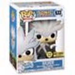 Figurine - Funko - Silver The Hedgehog - Brille dans le Noir - Vinyle - 95 cm