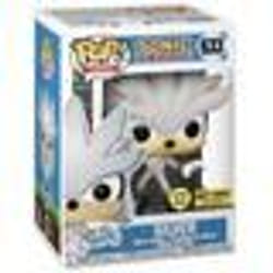 Figurine - Funko - Silver The Hedgehog - Brille dans le Noir - Vinyle - 95 cm
