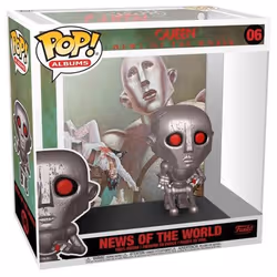 Figurine Funko Pop Queen News of The World with Album Case