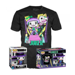Figurine Funko POP & T-shirt DC Comics Batman The Joker