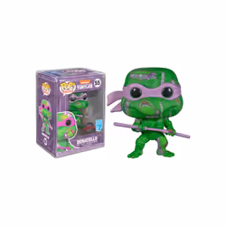 Figurine Funko POP Ninja Turtles Donatello Artist et Case Exclusive