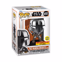 FUNKO POP! The Mandalorian with Dark Saber