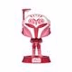 Figurine POP! Bo Katan 9 cm - FUNKO - Star Wars Valentines - Blanc