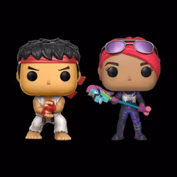 Figurine Funko Pop! Games: Fortnite- 2PK Ryu & Brite Bomber