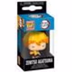 Figurine - Funko - Pocket Pop! Keychain - Demon Slayer - Zenitsu Agatsuma - Gris