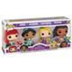 Figurine Funko Pop! Disney Ultimate Princess - Ariel / Jasmine / Raiponce / Vaiana Glow in the Dark 4-Pack