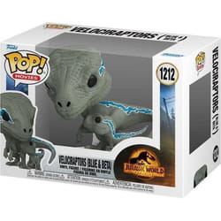 Figurines Funko Pop Movies Jurassic World Velociraptors Blue and Beta
