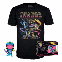 Figurine Funko POP & T-shirt Marvel Infinity Saga Thanos Exclusive