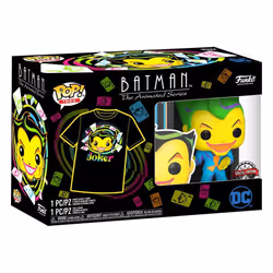 Figurine Funko POP & T-shirt DC Comics Batman Joker Exclusive