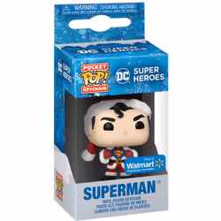 Porte-clé Funko Pocket Pop Dc Comics Holiday Superman Exclusive