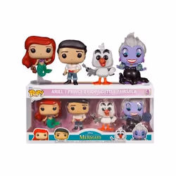 Figurine Funko Pop Disney Little Mermaid Exclusive (x4)