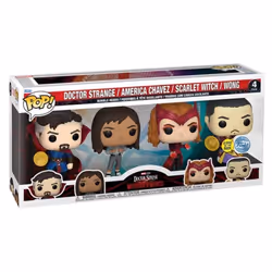 Figurine - Funko - Doctor Strange - Pack de 4 - Édition spéciale - Brille dans le noir