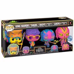Figurine Funko Pop Marvel Black Panther Wakanda Forever Exclusive (x4)