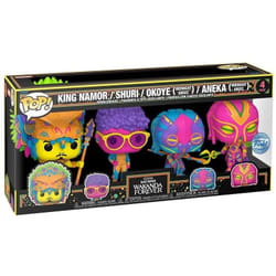Figurine Funko Pop Marvel Black Panther Wakanda Forever Exclusive (x4)