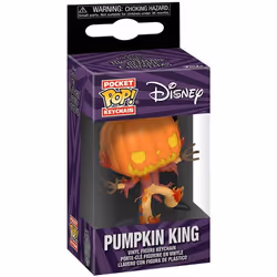 Porte-clé Funko Pocket Pop Disney Nightmare Before Christmas 30Th Anniversary Pumpkin King