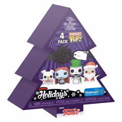 Figurine Funko Pocket POPDisney Nightmare Before Christmas Holiday Exclusive (x4)