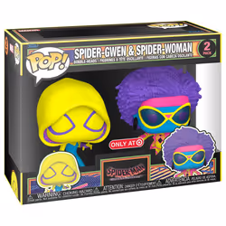 Pack 2 Figurines Funko Pop Comics Marvel Spider-Gwen & Spider-Woman
