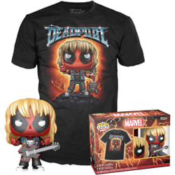 Figurine Funko POP & T-shirt Marvel Deadpool Heavy Metal