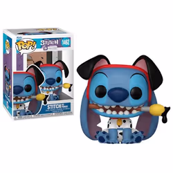 Figurine Funko Pop Disney Stitch en costume de Pongo Les 101 Dalmatiens