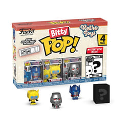 Pack 4 Figurines Funko Bitty Pop Retro Toys Transformers