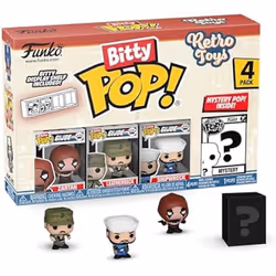 Pack 4 Figurines Funko Bitty Pop Retro Toys GI Joe