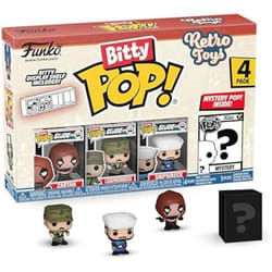 Pack 4 Figurines Funko Bitty Pop Retro Toys GI Joe