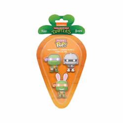Figurine Funko Carrot Pocket POP blister Ninja Turtles Donatello Shredder Michelangelo (x3)