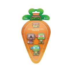 Figurine Funko Carrot Pocket POP blister Ninja Turtles Splinter Leonardo Raphael (x3)
